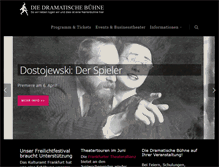Tablet Screenshot of diedramatischebuehne.de